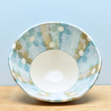 Bowl, Medium Ombre Stripe Floral