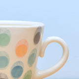 Squattie cup, Moiré in Greens