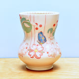 Vignette cup, Dogwood Blossoms in Ivory