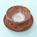 Bowl, Small w. Dark Autumn Dazzle Floral