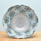 Bowl, Serving w. Dazzle Floral in Blues