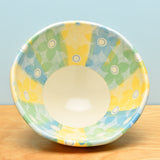 Bowl, Medium Ombre Stripe Floral
