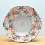 Bowl, Serving Shallow w. Dazzle Floral