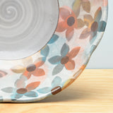 Bowl, Serving Shallow w. Dazzle Floral