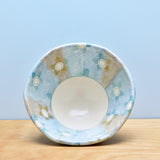 Bowl, Medium Ombre Stripe Floral