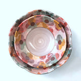 Bowl, Serving Shallow w. Dazzle Floral