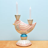 Candleholder, Folk Bird