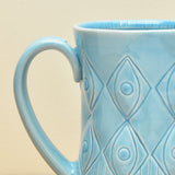 Hourglass Mug in Aqua Gloss