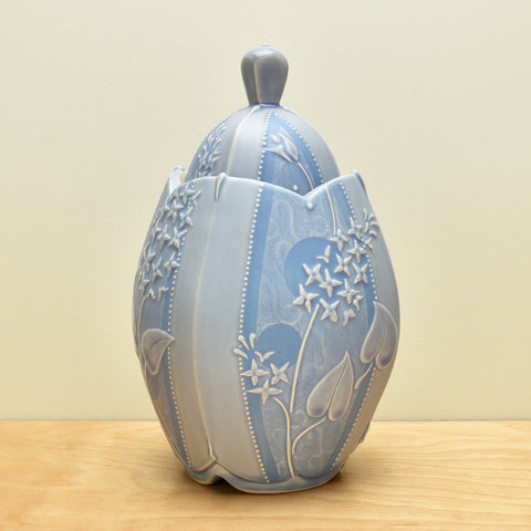 Jar, Lilacs in Periwinkle