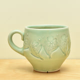 Lil Mug w. Flowers in Mint