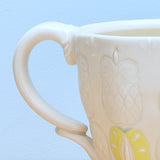 Stamped mug, Pineapples