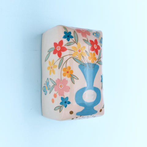 Wall Pillow, Vase Bouquet