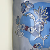 Wall Pillow, Floral w. Text