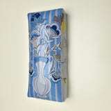 Discounted Wall Pillow, Nighttime Striped Bouquet