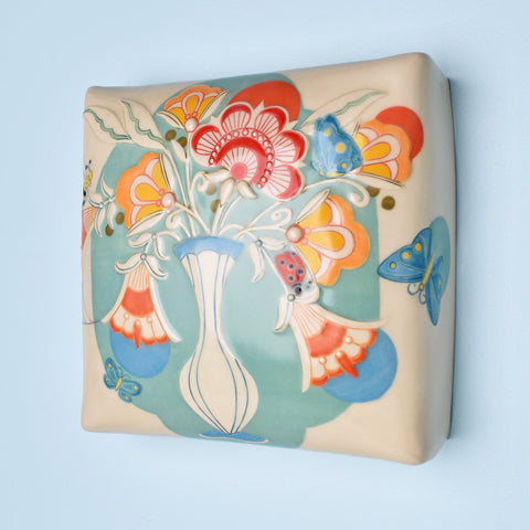 Wall Pillow, Botanical Bouquet