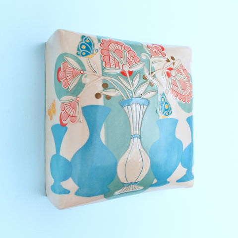 Wall Pillow, Botanical Bouquet