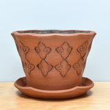 Planter in Dark Clay