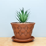 Planter in Dark Clay