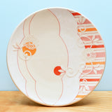 Plate, Large w. Candy Stripes