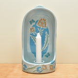 Candle Holder, Wall/ Tabletop w. Butterflies