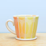 Squattie cup, Ellipse Stripes in Citrus