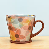Squattie cup, Large Dazzle Floral in Multi