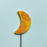 Plant Stake, Yellow Moon