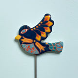 Plant Stake, Navy Bird
