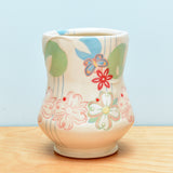 Vignette cup, Dogwood Blossoms w. Butterflies & Ladybug