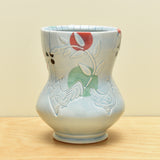Vignette cup, Hen & Rooster in Frost gloss