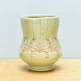Vignette cup, Flamingos in Mint gloss