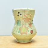 Vignette cup, Hellebore Blossoms in Mint gloss