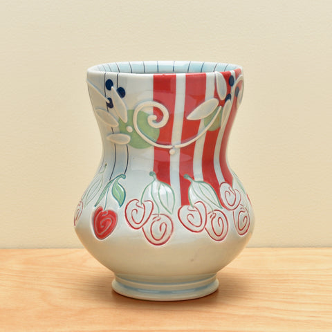 Vignette cup, Cherry Stripes